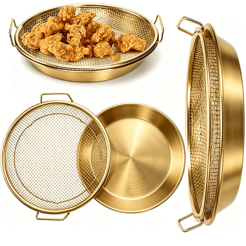 Gold Heavy Duty Deep Fryer Rac - Kitchen Gadgets Gold review and price