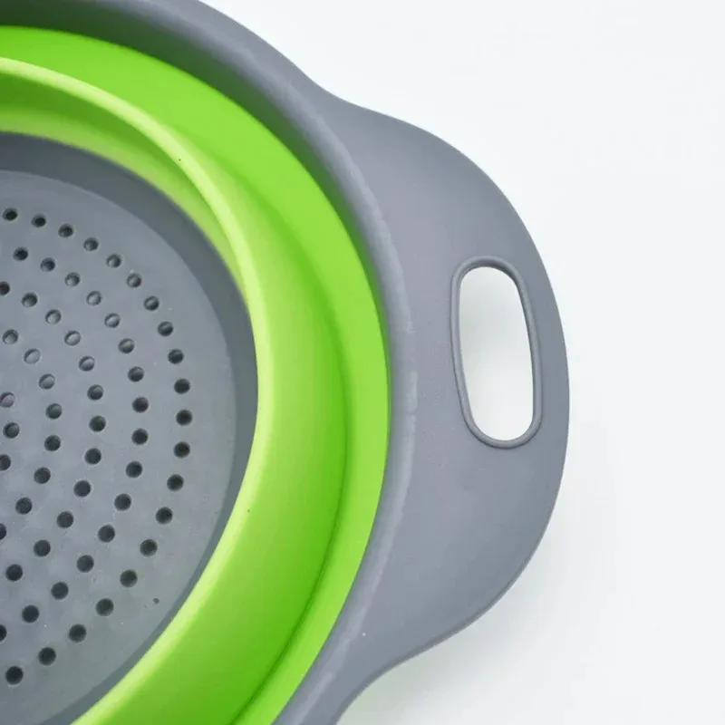 1Pc Foldable Silicone Strainer - Kitchen Gadgets Organizer review and price